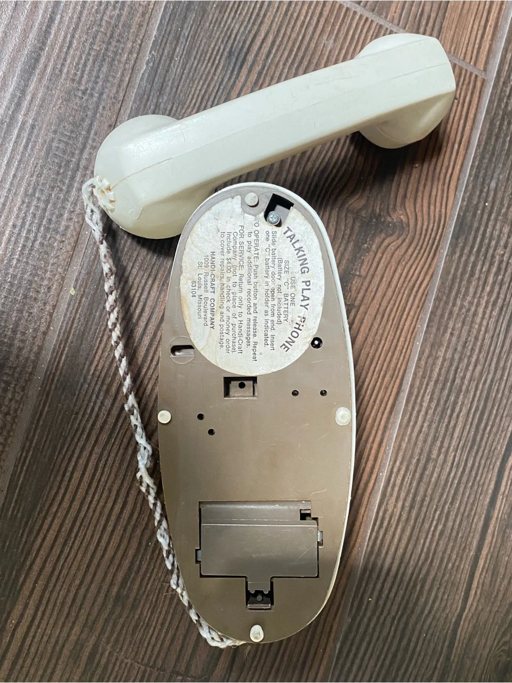 Handi-Craft Vintage Rotary Play Phone